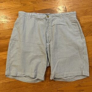 Southern Marsh Mens Seersucker Shorts 38